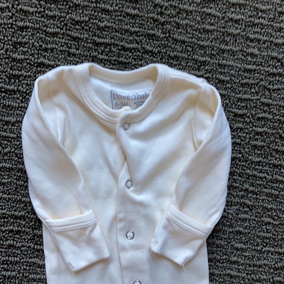 Cream button down pajamas - Picture 2 of 4